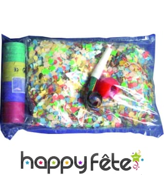 Sachet de cotillons pour carnaval