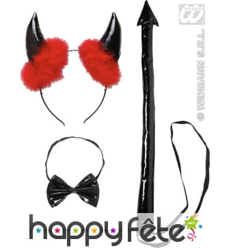 Set de diable en vinyle noir