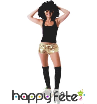 Shorty disco doré