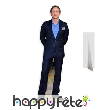 Silhouette de Daniel Craig en carton