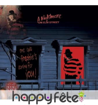 Silhouette de fenêtre Freddy krueger