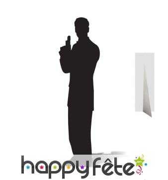 Silhouette de james bond taille réelle