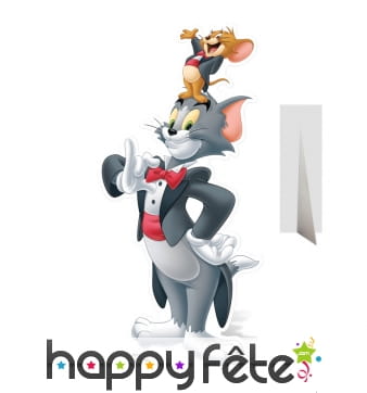 Silhouette de Jerry sur la tête de Tom