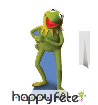 Silhouette de Kermit la grenouille en carton plat