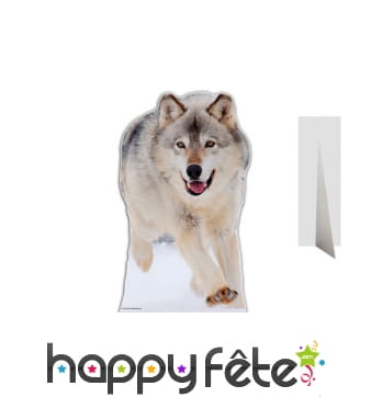 Silhouette de loup taille réelle