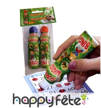Sachet de marqueurs bingo