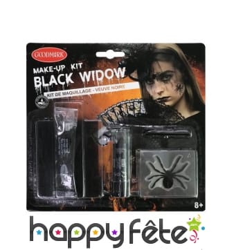 Set de maquillage araignée pour adulte
