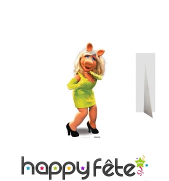 Silhouette de Miss Piggy en carton