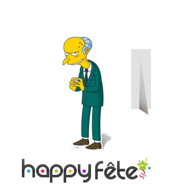 Silhouette de Mr Burns en carton