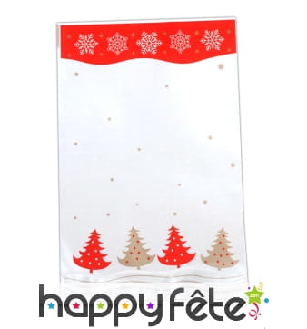 Sac de Noël Polypro, petits sapins