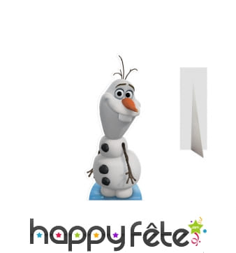 Silhouette de Olaf en carton taille réelle