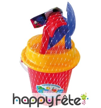 Seau de plage avec accessoires