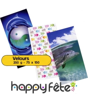 Serviette de plage décorées