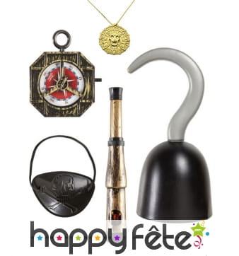 Set de petits accessoires de pirate pour enfant