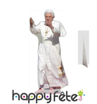 Silhouette du pape benoit xvi