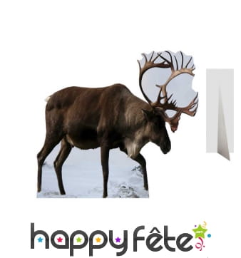 Silhouette de Renne en carton taille réelle