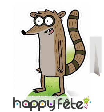 Silhouette de rigby carton plat, Regular show