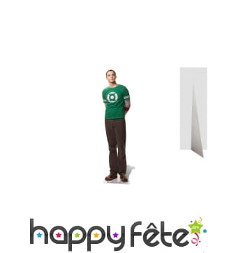 Silhouette de Sheldon Cooper en carton