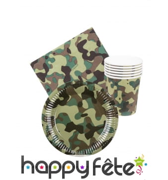 Set de vaisselle militaire