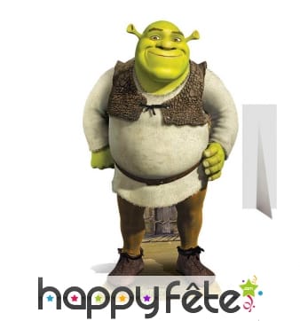 Silhouette en carton de Shrek, taille réelle