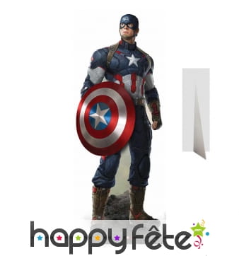 Silhouette en carton du Captaine América