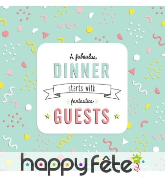 Serviettes Fantastics Guests