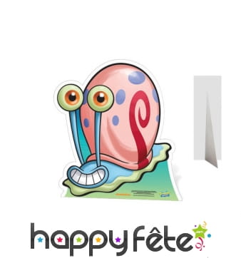 Silhouette Gary l'escargot en carton plat