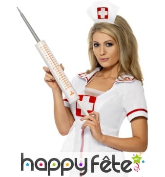 Seringue géante plastique