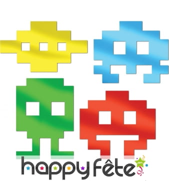 Space invaders déco en métal