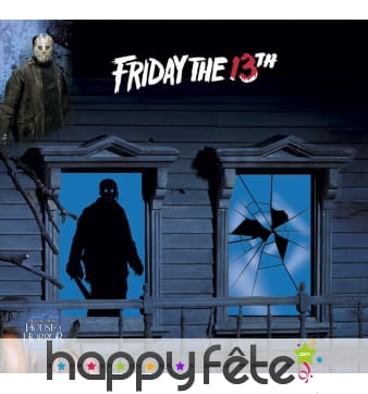 Silhouette Jason de fenête, vendredi 13