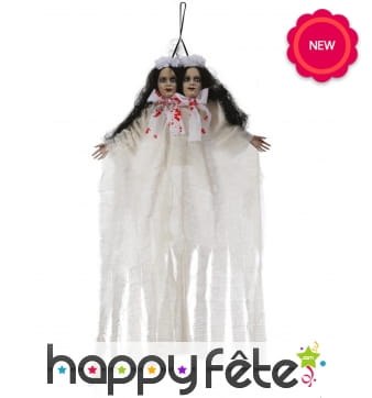 Spectre jumelles siamoises à suspendre, 60cm