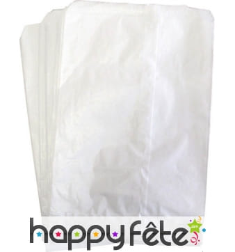 Sacs kraft alimentaires blancs