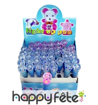 Stylo lumineux ballon de foot