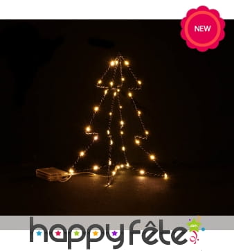 Sapin lumineux décoratif de 30cm