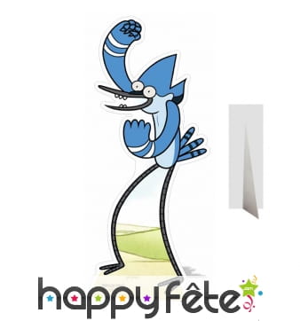 Silhouette Mordecai taille réelle, Regular show