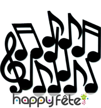 Sachet Notes de musiques