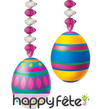 Suspensions oeufs de Pâques