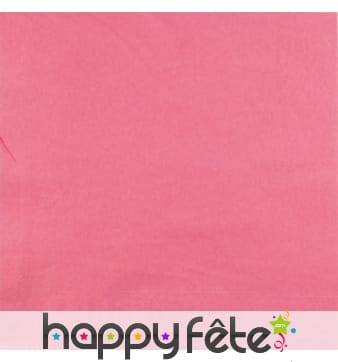 Serviettes ouate rose poudre