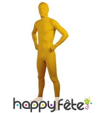Seconde peau jaune pour adulte