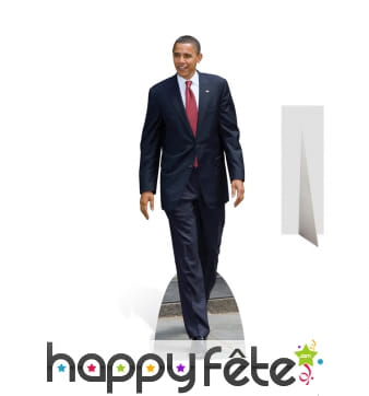 Silhouette président Obama carton taille réelle