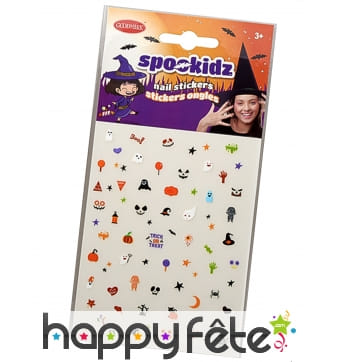 Stickers pour ongles sur le thème de Halloween