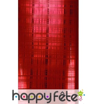 Sac polypropylène rouge argenté 35 x 50 cm