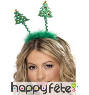 Serre tête arbres noel