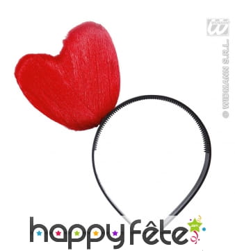 Serre tète avec coeur rouge