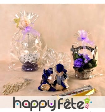 Sac transparent de 20 cm x 35 cm