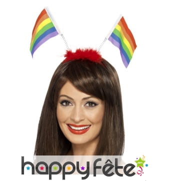 Serre tête drapeaux gay pride