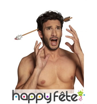 Serre-tête flèche d'indien transperce crâne