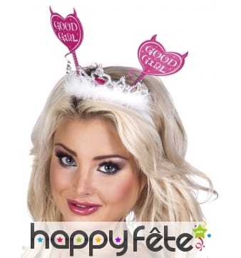 Serre tete Good Girl rose