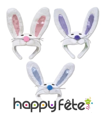 Serre tête oreille et tête de lapin