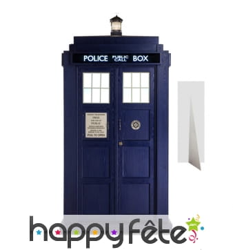 Silhouette tardis police box, doctor who